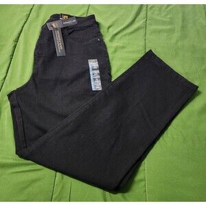 Lee Instantly Slims Relaxed Fit Straight Leg High Rise Women's Jeans Size 14M